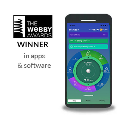 minder app Webby Winner