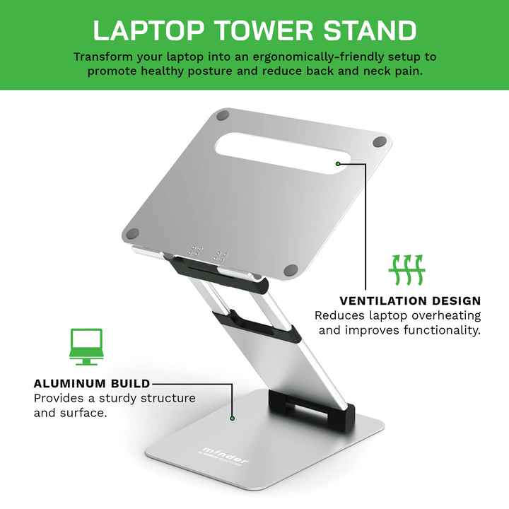 minder Laptop Tower Stand - obVus Solutions LLC